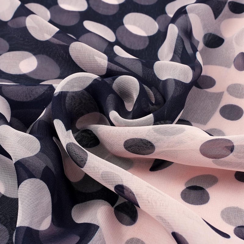 E-Clover Herebuy - Unique Women's Floral Scarves: Chiffon Flowers & Birds Printed Scarf - Image 4